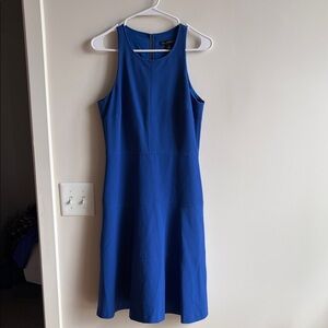 Banana Republic Sapphire Blue Sleeveless Midi Dress